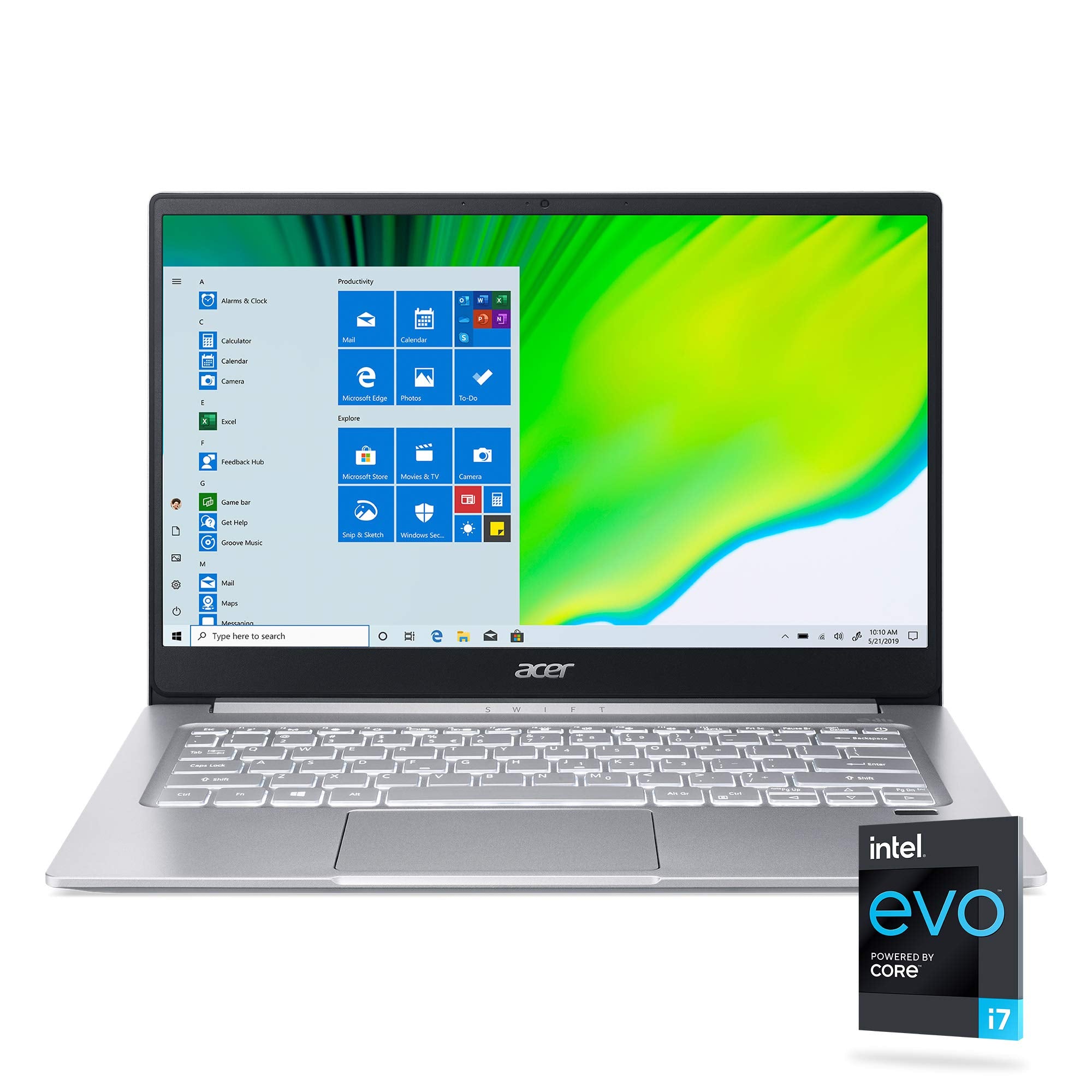 Acer Swift 3 Intel Evo Thin & Light Laptop, 14" Full HD (7532112675054)